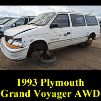 Junkyard 1993 Plymouth Voyager