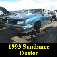 Junkyard 1993 Plymouth Sundance Duster