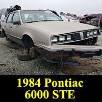 Junkyard 1984 Pontiac 6000 STE