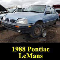 Junkyard 1988 Pontiac LeMans