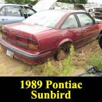 Junkyard 1989 Pontiac Sunbird