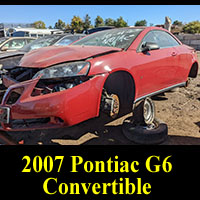 Junkyard 2007 Pontiac G6 GT Convertible