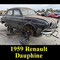Junkyard 1959 Renault Dauphine