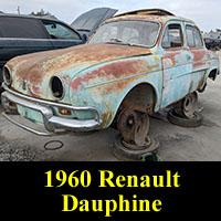 Junked 1960 Renault Dauphine
