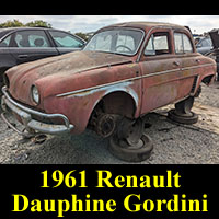 Junked 1961 Renault Dauphine Gordini