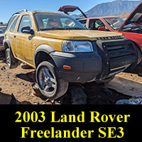 Junked 2003 Land Rover Freelander SE3