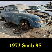 Junked 1973 Saab 95