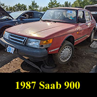 Junkyard 1987 Saab 900
