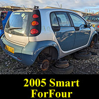Junked 2005 Smart ForFour
