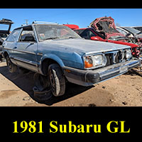Junkyard 1981 Subaru GL hatchback