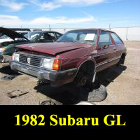 Junkyard 1982 Subaru GL