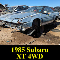 Junked 1985 Subaru XT Turbo 4WD