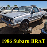 Junkyard 1986 Subaru BRAT