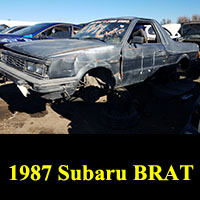 Junkyard 1987 Subaru BRAT