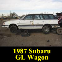 Junkyard 1987 Subaru GL Wagon