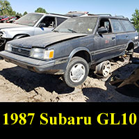 Junkyard 1987 Subaru GL10 Wagon