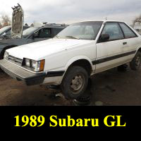 Junkyard 1989 Subaru GL Coupe