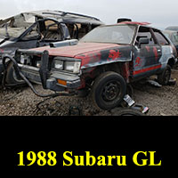 Junkyard 1988 Subaru GL