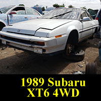 Junkyard 1989 Subaru XT6 AWD