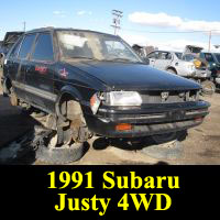 Junkyard 1991 Subaru Justy 4WD