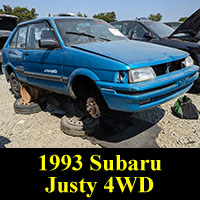 Junked 1993 Subaru Justy