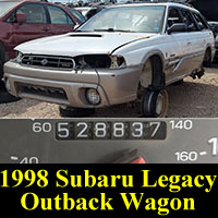 Junkyard 1998 Subaru Legacy Outback Wagon
