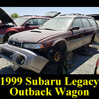 Junkyard 1999 Subaru Legacy Outback Wagon