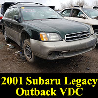 Junkyard 2001 Legacy Subaru Outback VDC