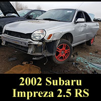 Junked 2002 Subaru Impreza