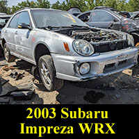 Junkyard 2003 Subaru WRX