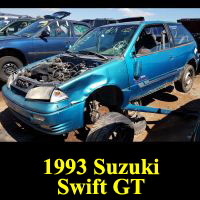 Junkyard 1993 Suzuki Swift GT