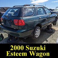 Junkyard 2000 Suzuki Esteem wagon