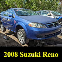 2008 Suzuki Reno in junkyard