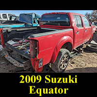 Junked 2009 Suzuki Equator