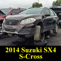 Junkyard 2014 Suzuki SX4 S-Cross
