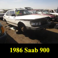 Junkyard 1986 Saab 900