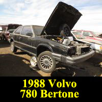 Junkyard 1988 Volvo 780 Bertone Coupe