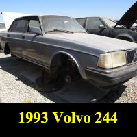 Junkyard 1993 Volvo 240 Sedan