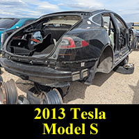 Junkyard 2013 Tesla Model S