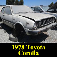 Junkyard 1978 Toyota Corolla