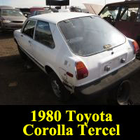 Junkyard 1980 Toyota Tercel