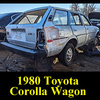 Junkyard 1980 Toyota Corolla wagon