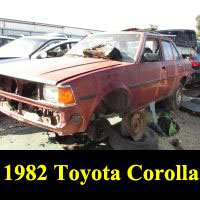 Junkyard 1982 Toyota Corolla