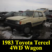 Junkyard 1983 Toyota Tercel 4WD Wagon