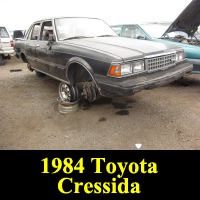 Junkyard 1984 Toyota Cressida