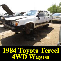 Junkyard 1984 Toyota Tercel 4WD wagon