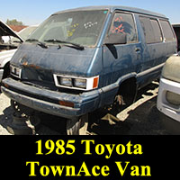 Junkyard 1985 Toyota Van