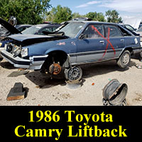 Junkyard 1986 Toyota Camry