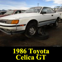 Junkyard 1986 Toyota Celica GT Coupe