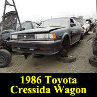 Junkyard 1986 Toyota Cressida Wagon